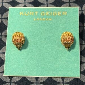 NWT KURT GEIGER LONDON Eagle Gold Multicolored Earrings